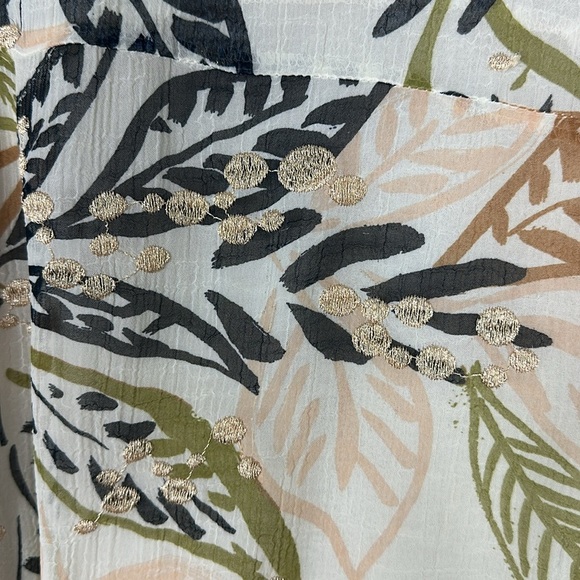 En Saison Nina Tropical Print Mini Dress Large - Picture 11 of 14